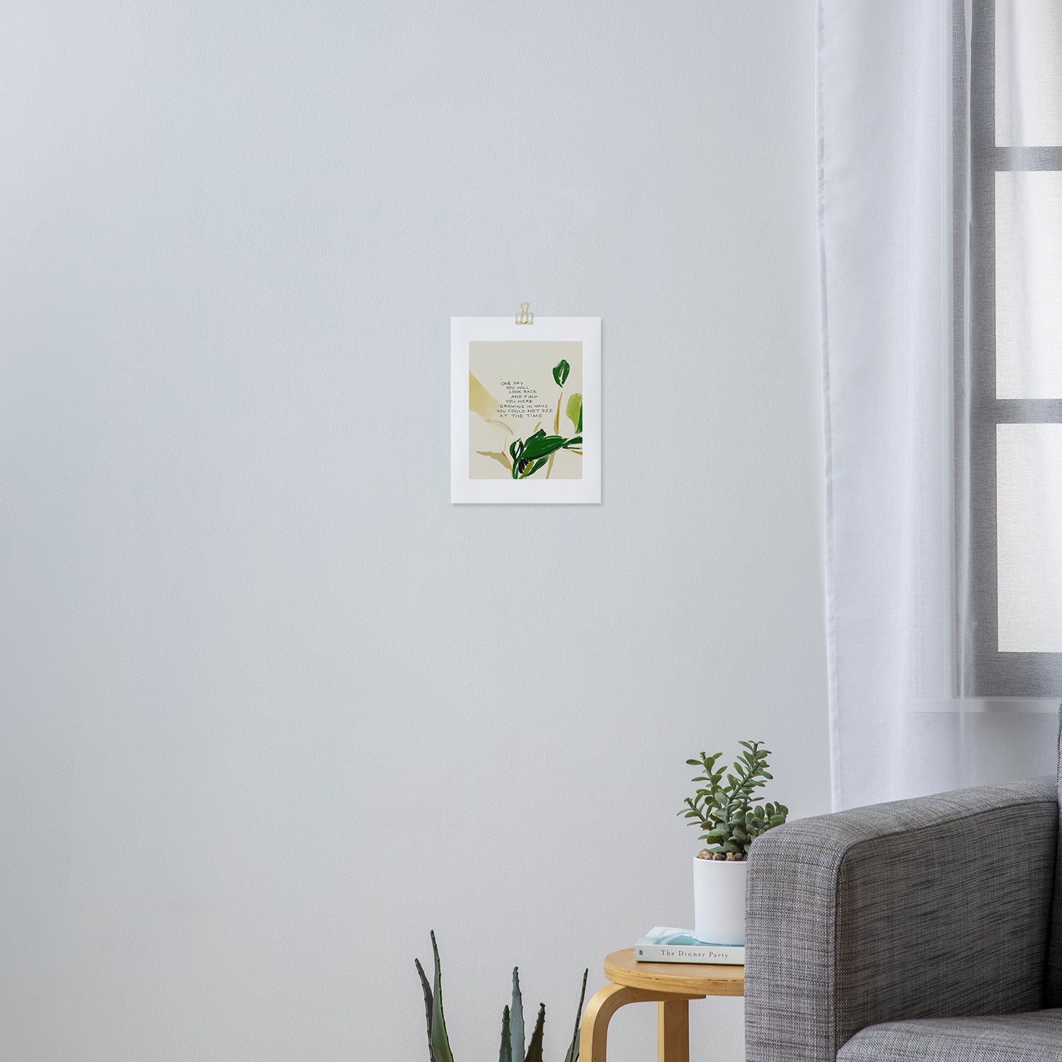 "One Day You Will Look Back And Find: You Were Growing In Ways You Could Not See At The Time." Art Print Gallery Image 3