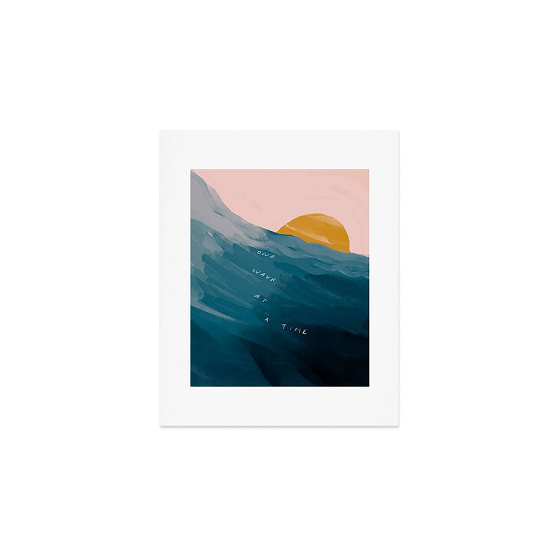 "One Wave At A Time" Art Print Gallery Image 1