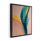 She Is Grateful Framed Canvas Print Gallery Image 2