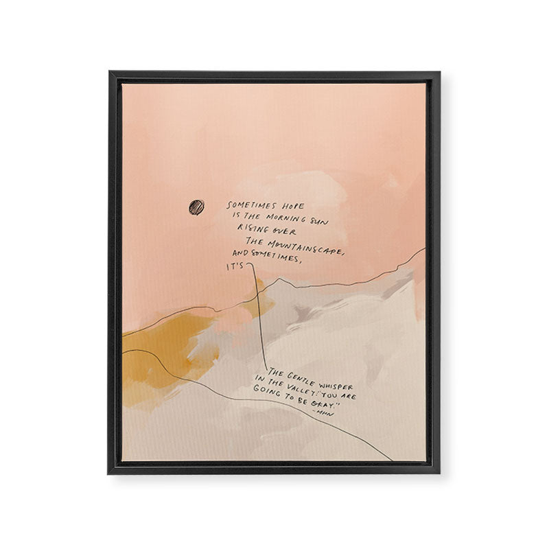 Sometimes Hope is Framed Canvas Print Gallery Image 6