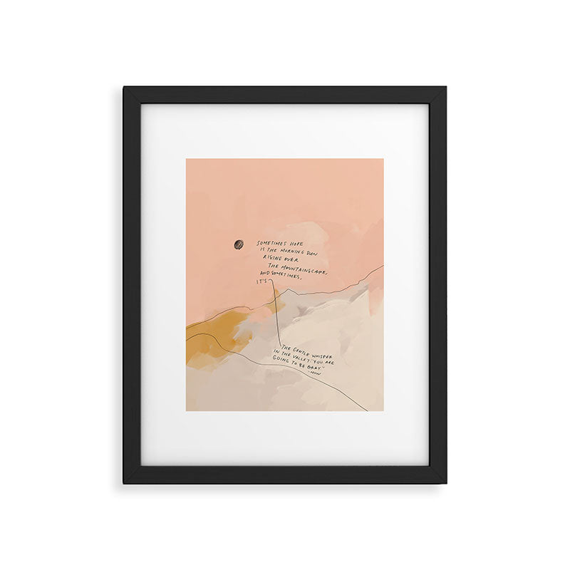 Sometimes Hope is Framed Art Print Gallery Image 5