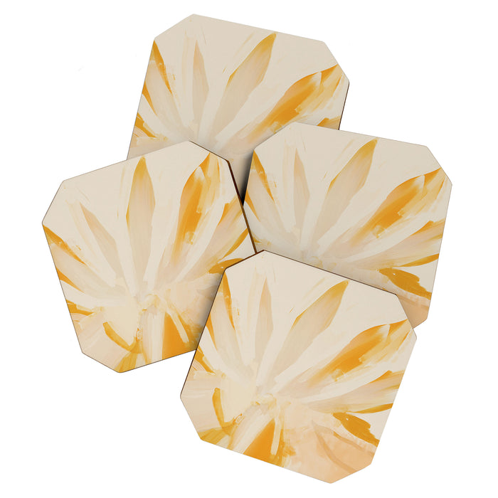 Sun Blooming Flower Coaster Gallery Image 1