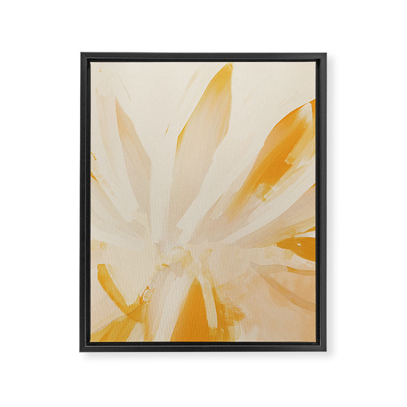 Sun Blooming Flower Framed Canvas Print Gallery Image 8
