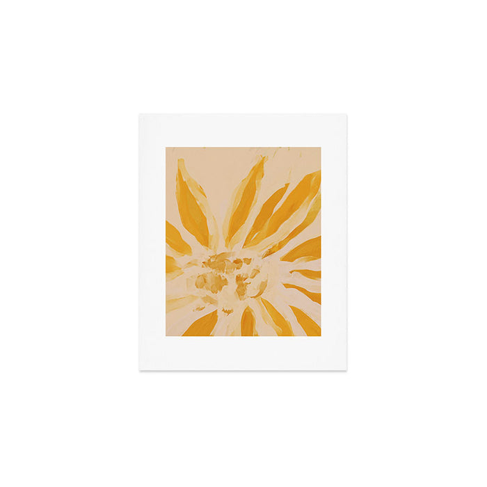 Sun Blooming Flower Art Print Gallery Image 1