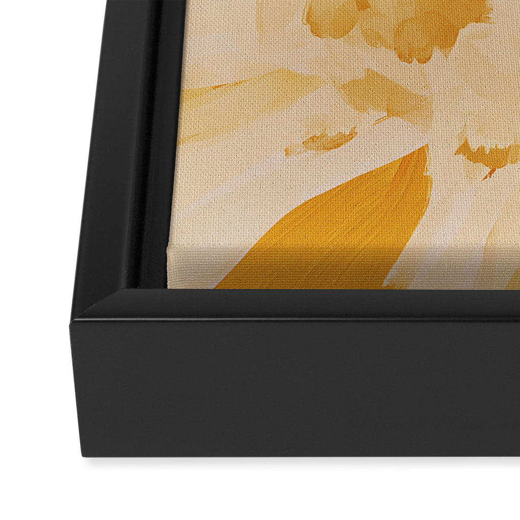 Sun Blooming Flower Framed Canvas Print Gallery Image 3