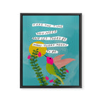 "Take The Time You Need And Let Today Be What Today Needs To Be." Framed Canvas Print Gallery Image 8