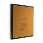Tell The Story Of The Mountain You Climbed. Framed Canvas Print Gallery Image 2
