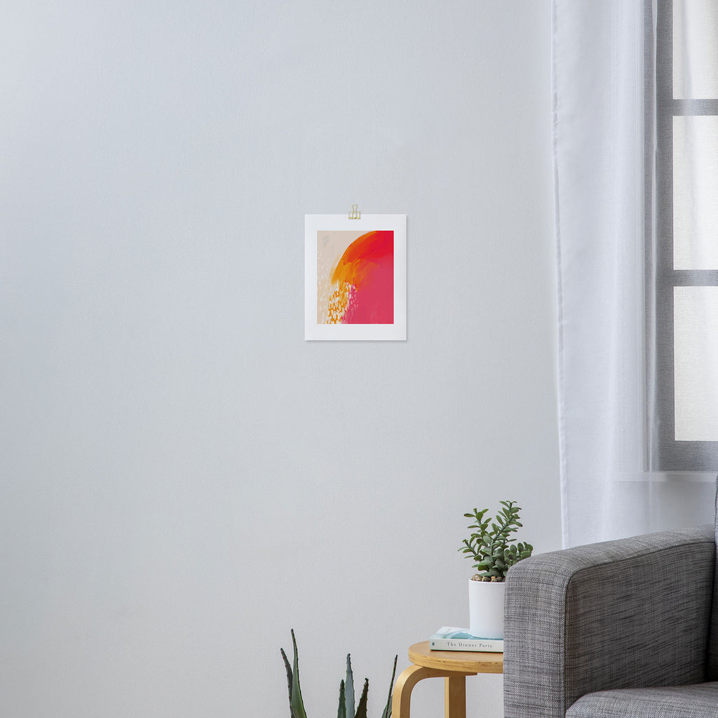 The Bright Abstract Waterfall Art Print Gallery Image 3
