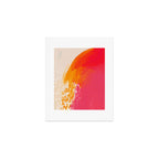 The Bright Abstract Waterfall Art Print Gallery Image 1