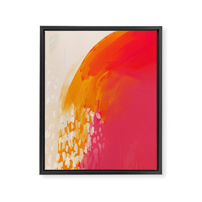 The Bright Abstract Waterfall Framed Canvas Print Gallery Image 1