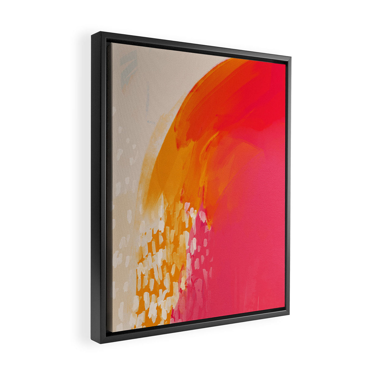 The Bright Abstract Waterfall Framed Canvas Print Gallery Image 2