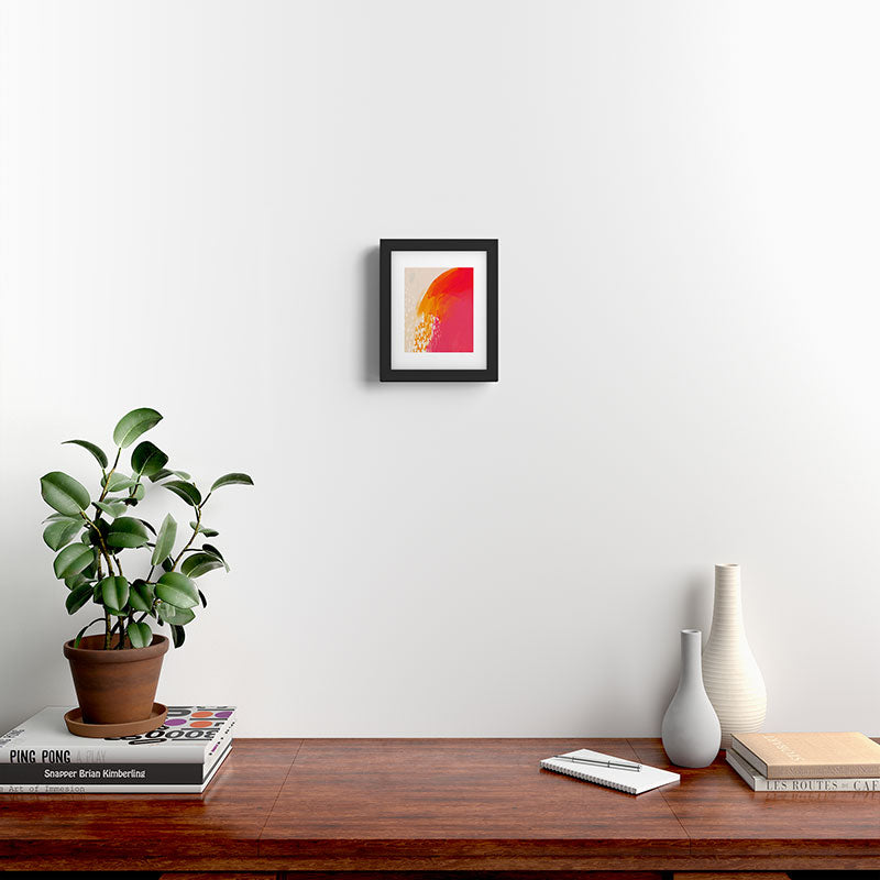 The Bright Abstract Waterfall Framed Art Print Gallery Image 2