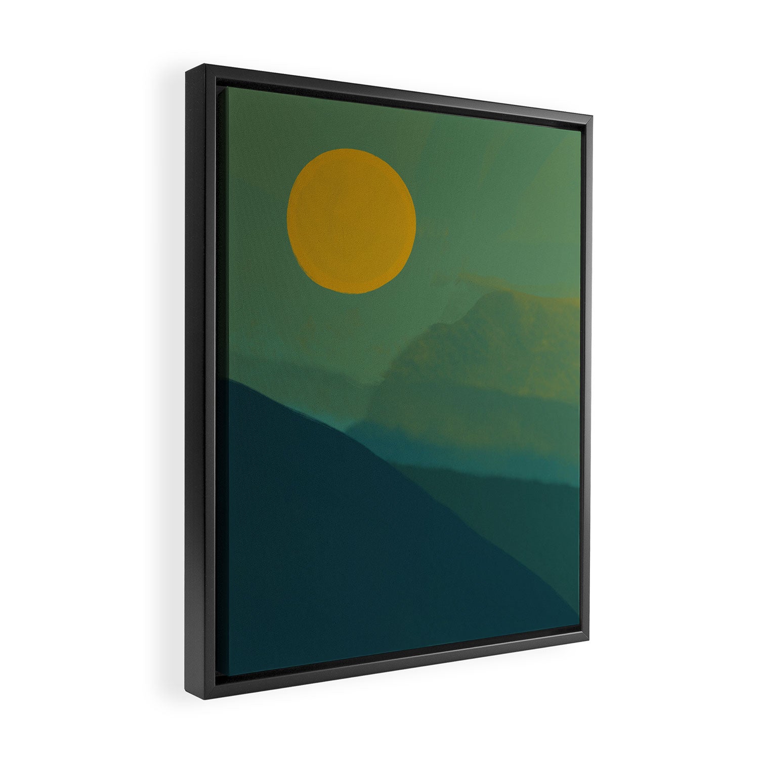 The Hills Felt Green That Evening Framed Canvas Print Gallery Image 2