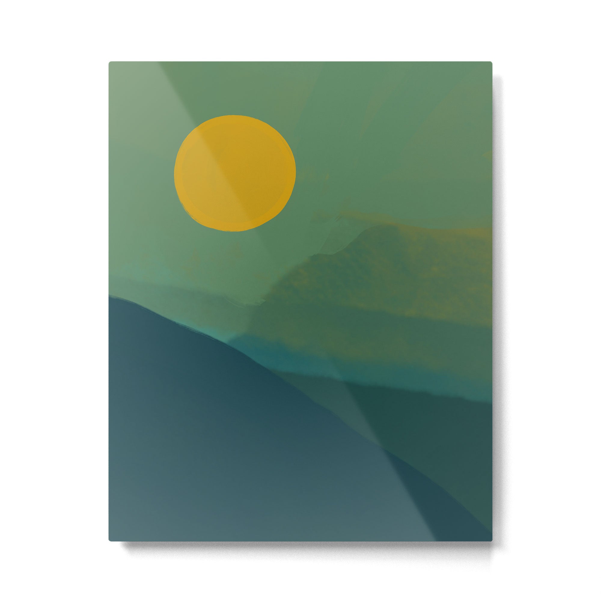 The Hills Felt Green That Evening Metal Print Gallery Image 6