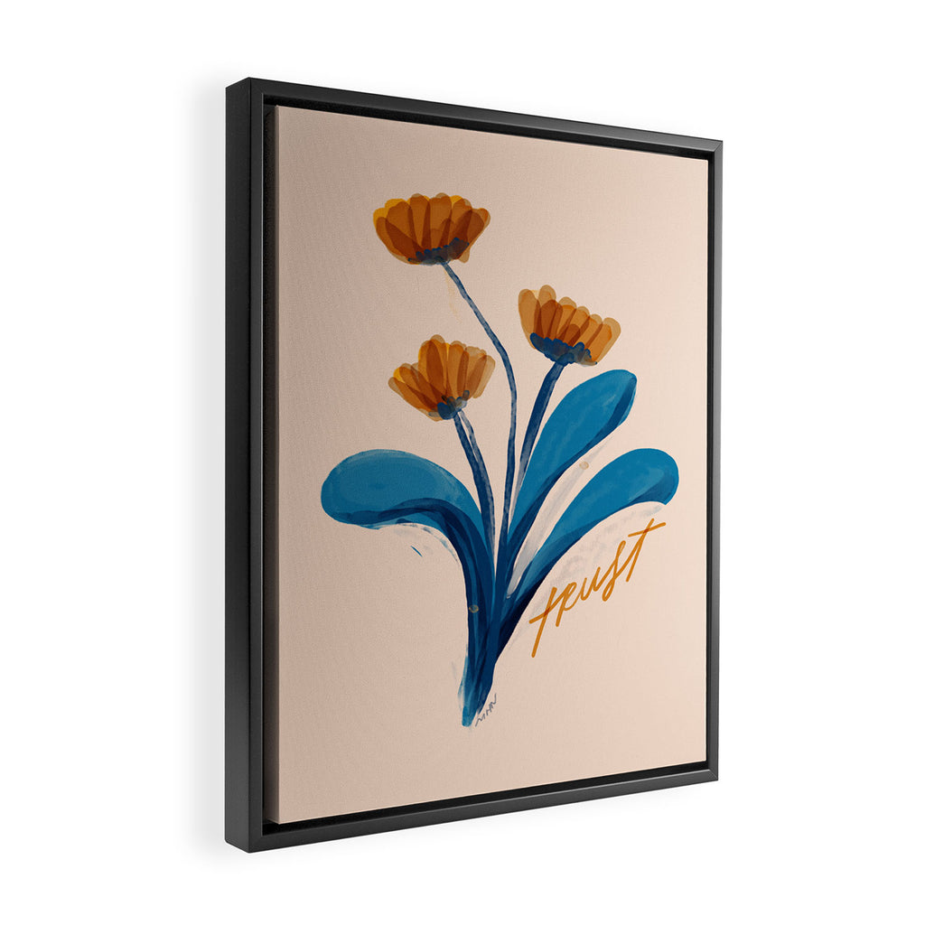 Trust. Framed Canvas Print Gallery Image 2