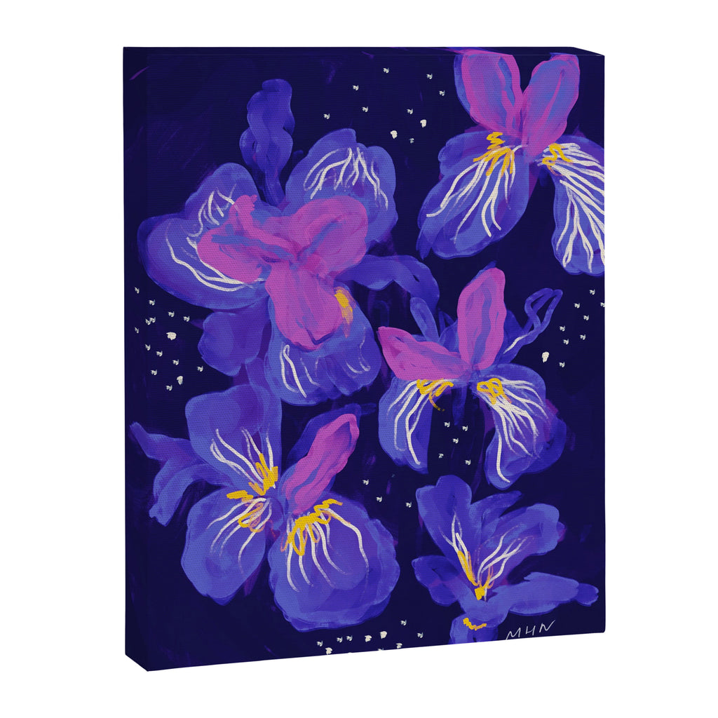 Under The Neon Floral Canvas Print Gallery Image 8