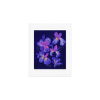Under The Neon Floral Art Print Gallery Image 1