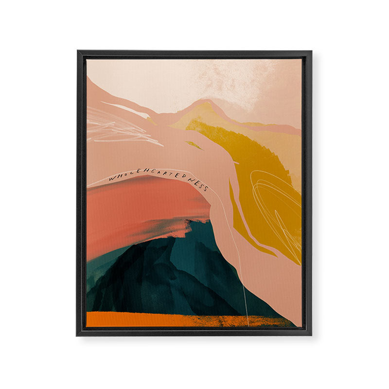 "Wholeheartedness" Framed Canvas Print Gallery Image 8