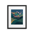 "You Are Worthy Of The Same Love You Give." Framed Art Print Gallery Image 6