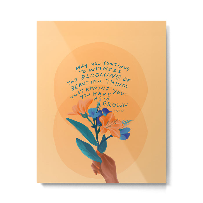 you have grown Metal Print Gallery Image 1
