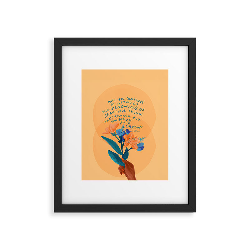 you have grown Framed Art Print Gallery Image 5