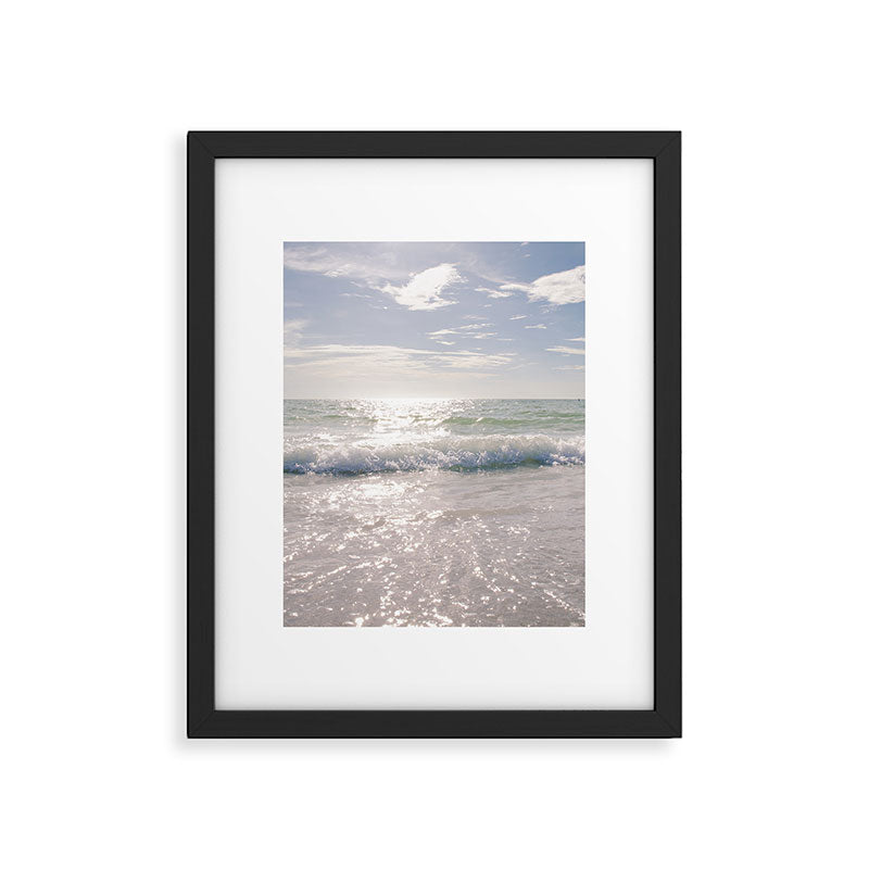 Glittery Sea Framed Art Print Gallery Image 5
