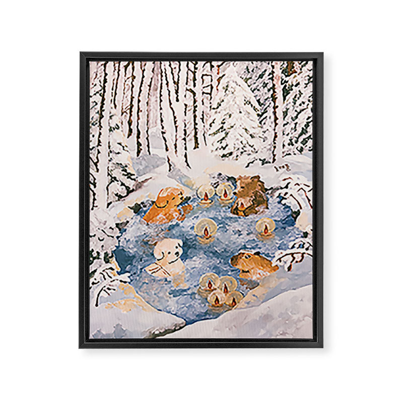 candlelights that never fade Framed Canvas Print Gallery Image 6