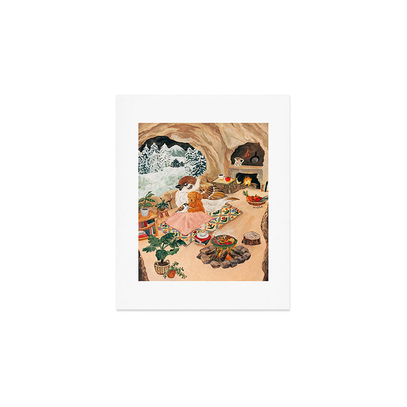 fluffy night Art Print Gallery Image 1
