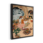 fluffy night Framed Canvas Print Gallery Image 2