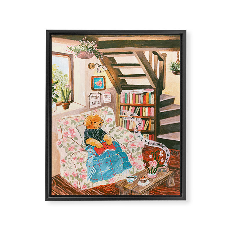 good morning radio Framed Canvas Print Gallery Image 6