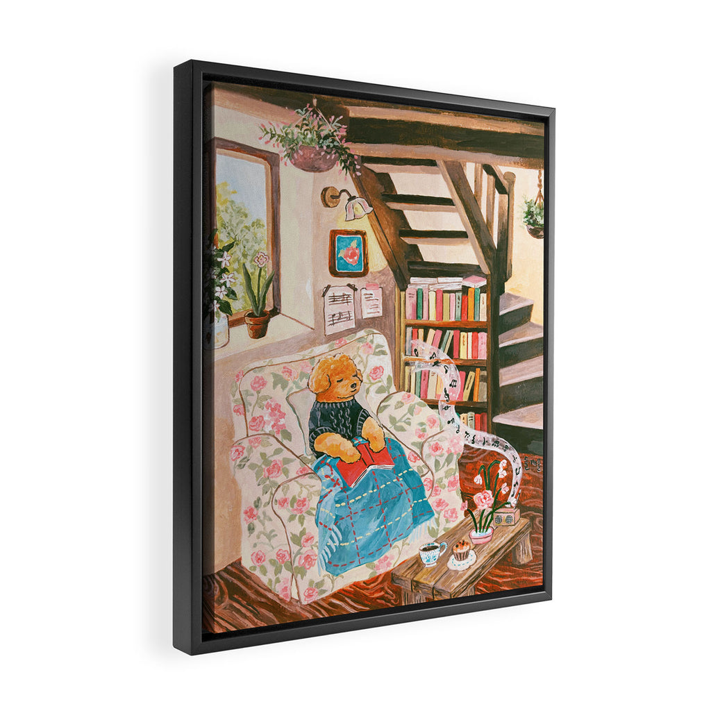 good morning radio Framed Canvas Print Gallery Image 2