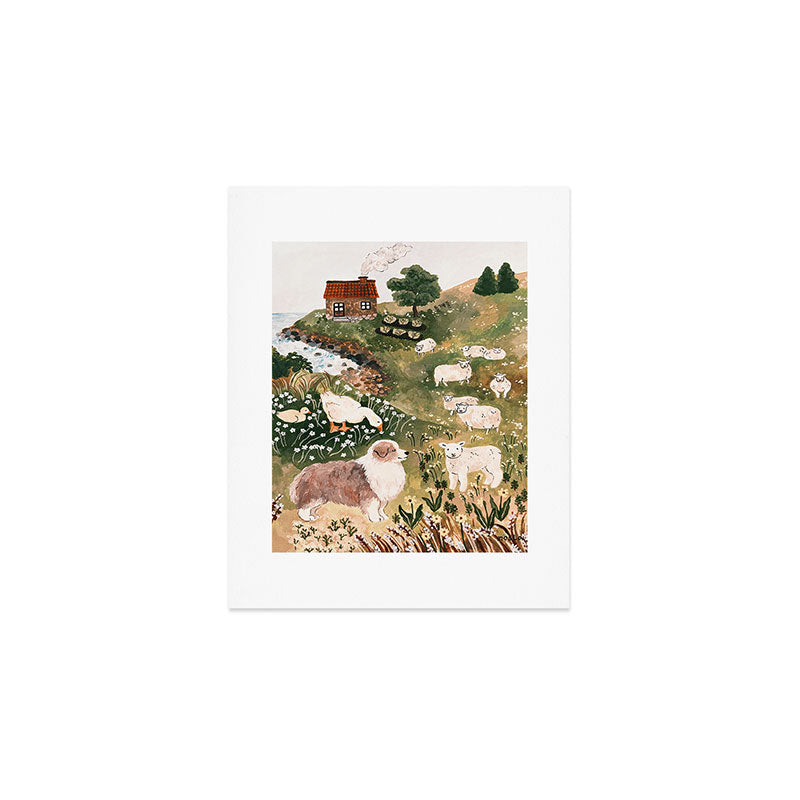 guide to walking trails Art Print Gallery Image 1
