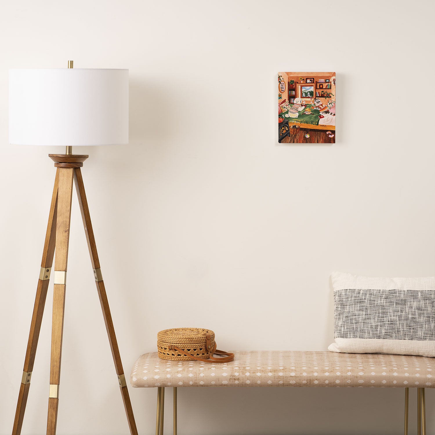 hot cocoa Canvas Print Gallery Image 2