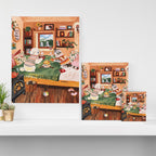 hot cocoa Canvas Print Gallery Image 3