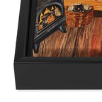 hot cocoa Framed Canvas Print Gallery Image 3