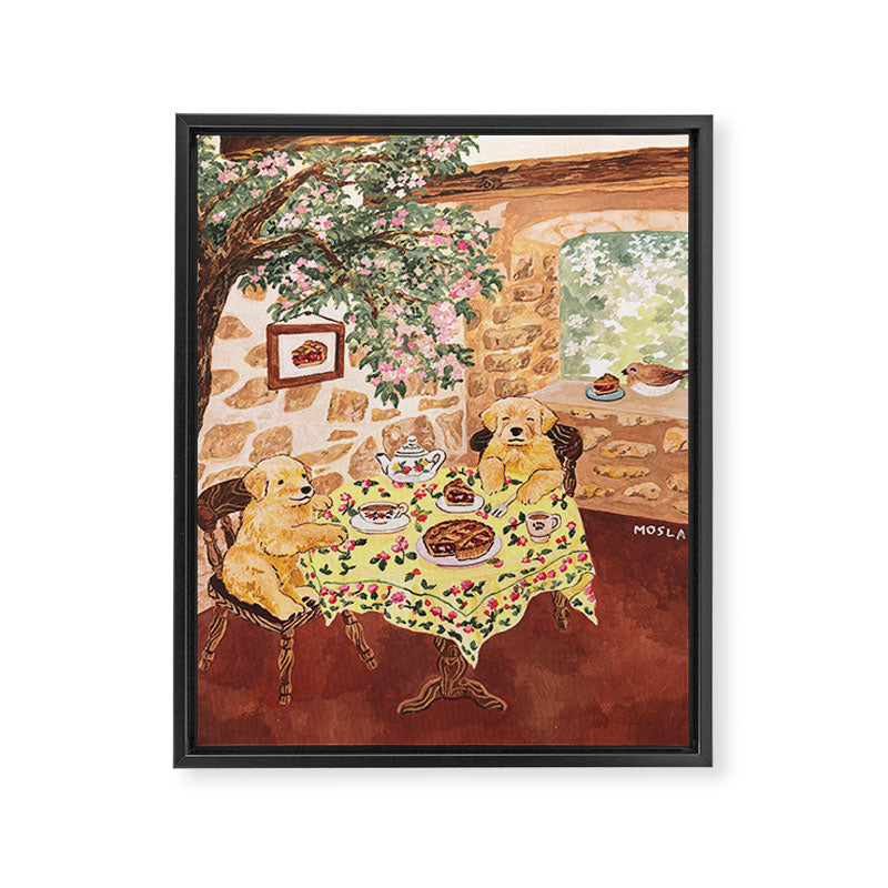 perfect raspberry pie Framed Canvas Print Gallery Image 6