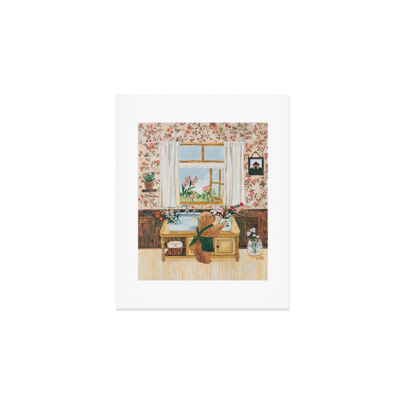 the flowers picked from the garden Art Print Gallery Image 1