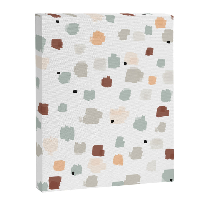 Bloom Field - Peach Canvas Print Gallery Image 1