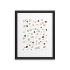 Bloom Field - Peach Framed Art Print Gallery Image 5