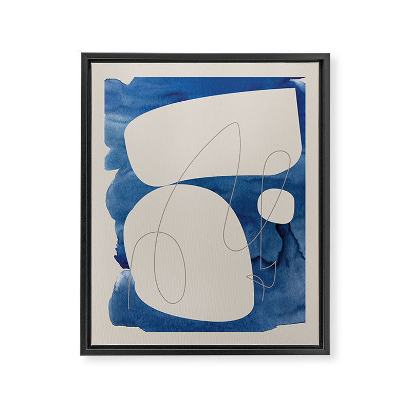 Blue Monday 01 Framed Canvas Print Gallery Image 6