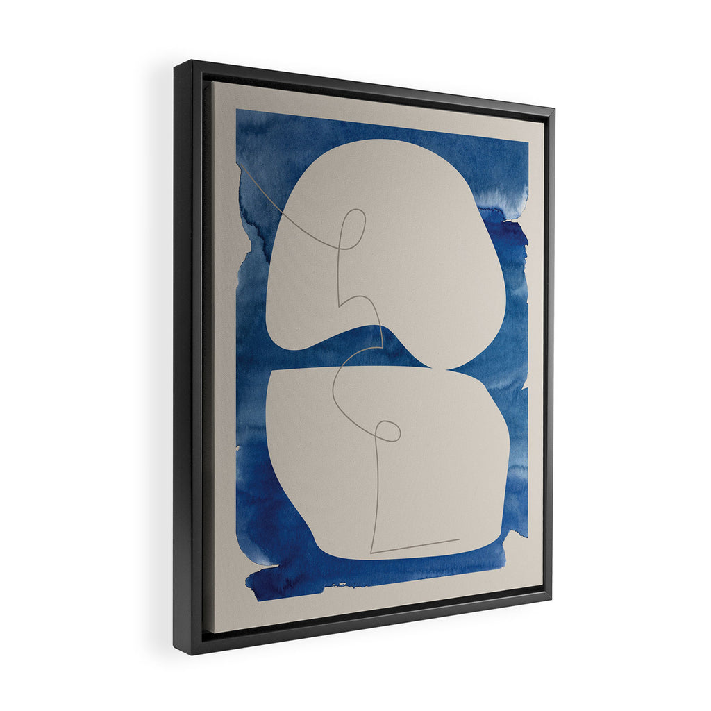 Blue Monday 02 Framed Canvas Print Gallery Image 2