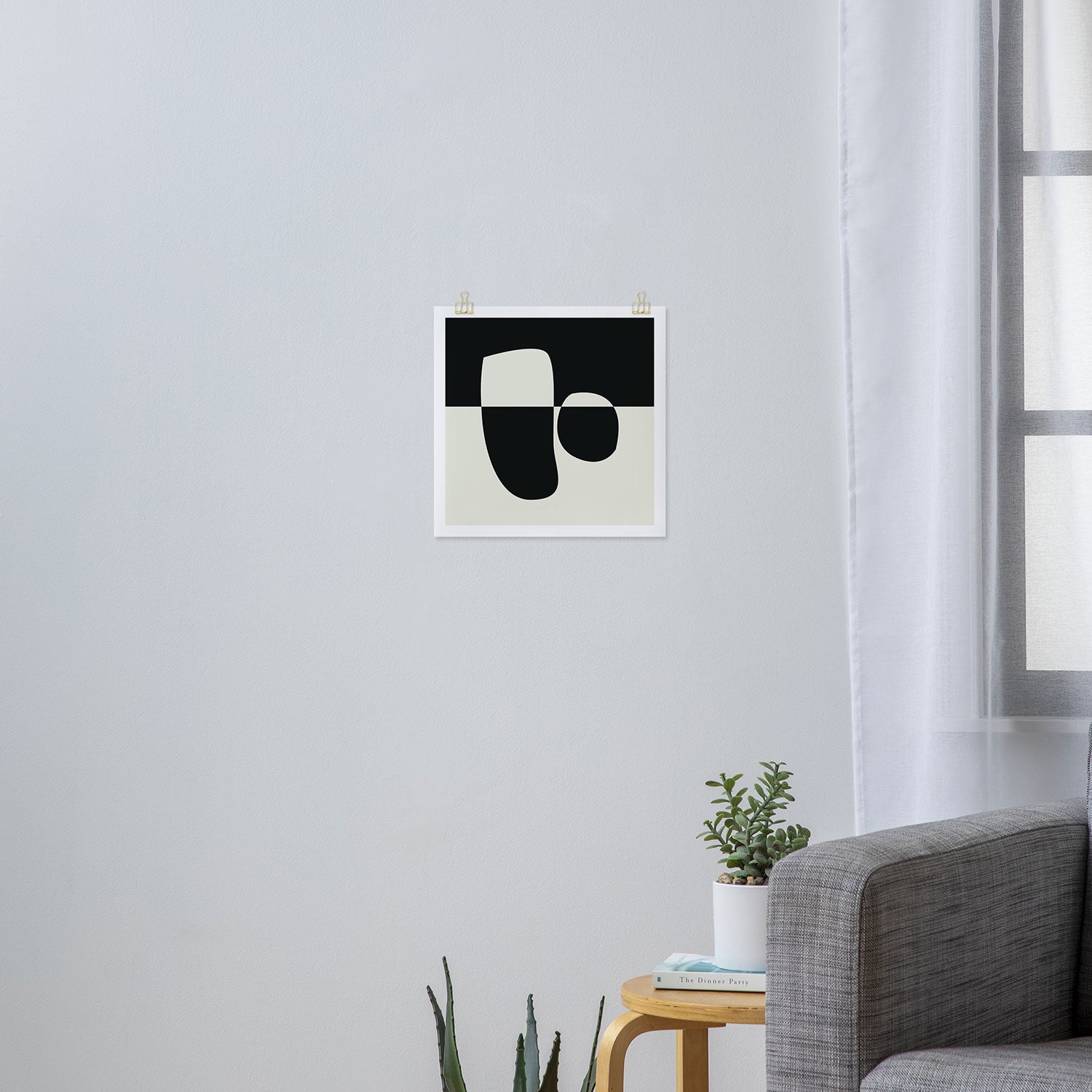 // Reverse 02 Art Print Square Gallery Image 3