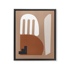 Shape study #10 - Stackable Collection Framed Canvas Print Gallery Image 8