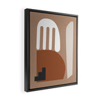 Shape study #10 - Stackable Collection Framed Canvas Print Gallery Image 2