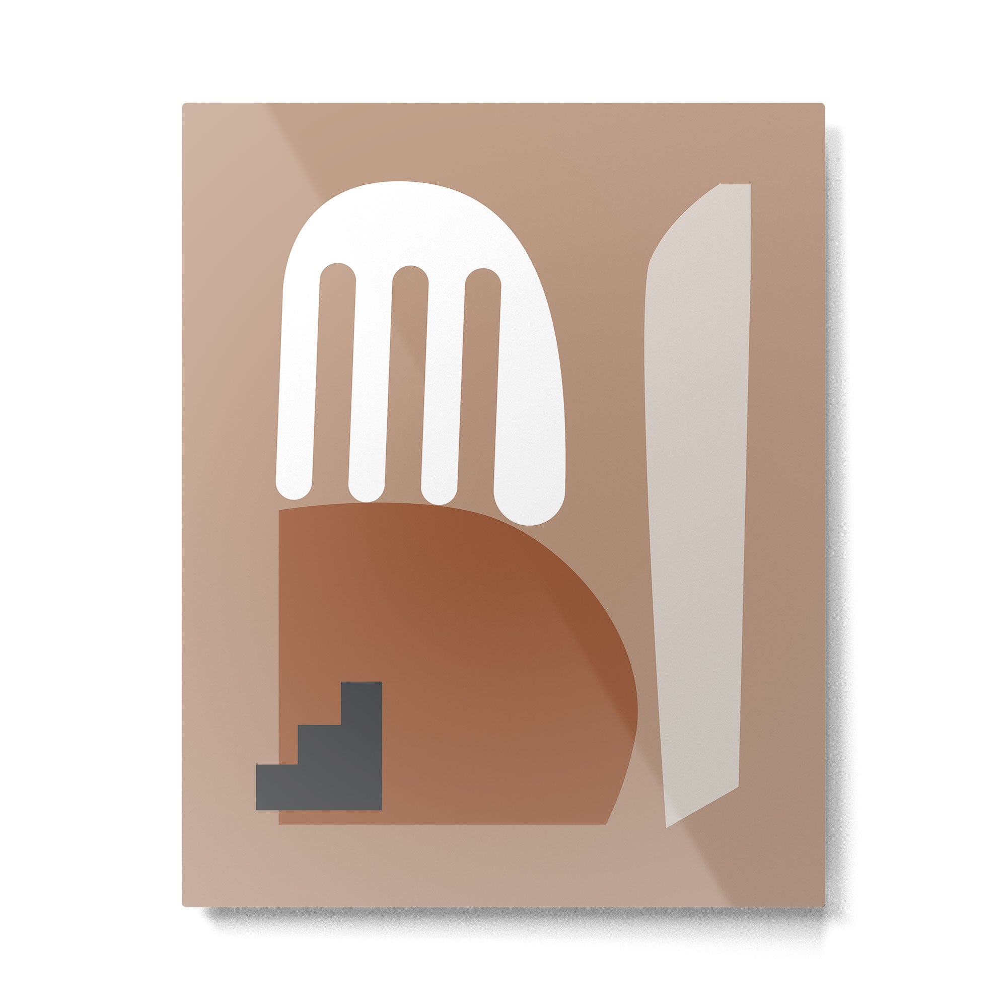Shape study #10 - Stackable Collection Metal Print Gallery Image 6