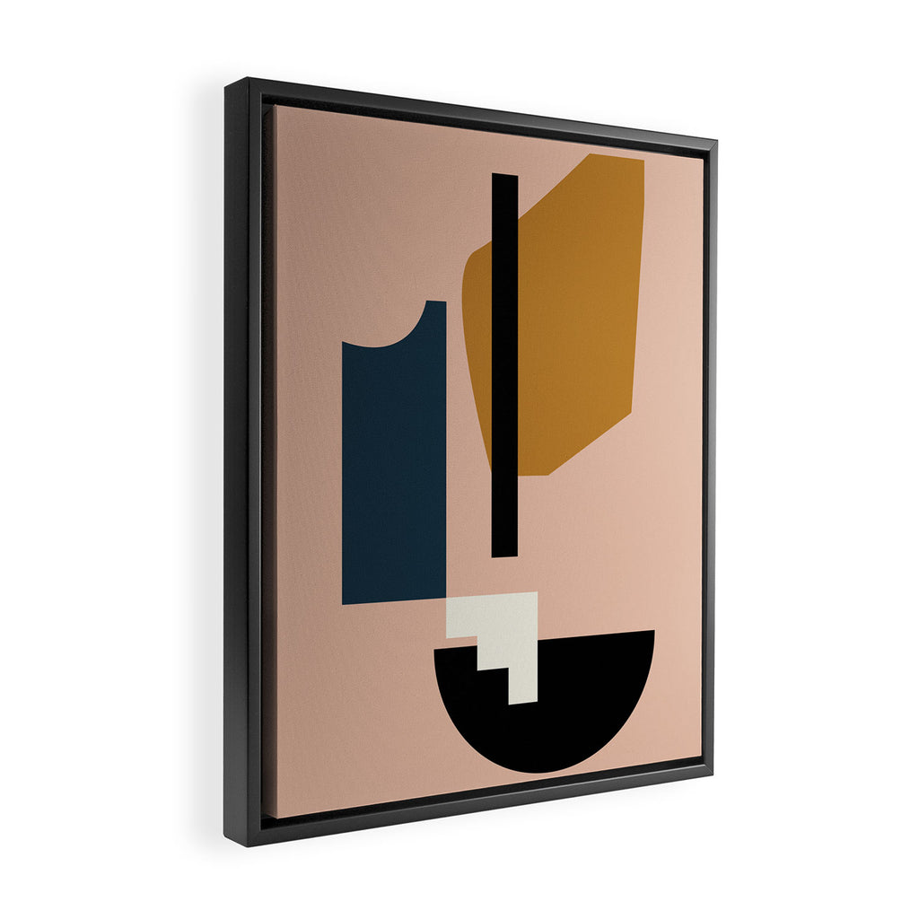 Shape study #2 - Lola Collection Framed Canvas Print Gallery Image 2