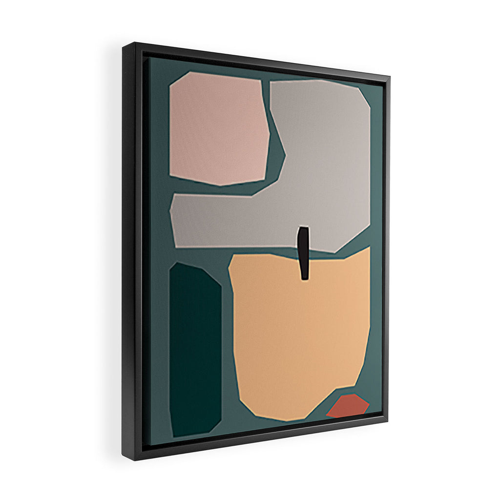 // Shape study #20 Framed Canvas Print Gallery Image 2