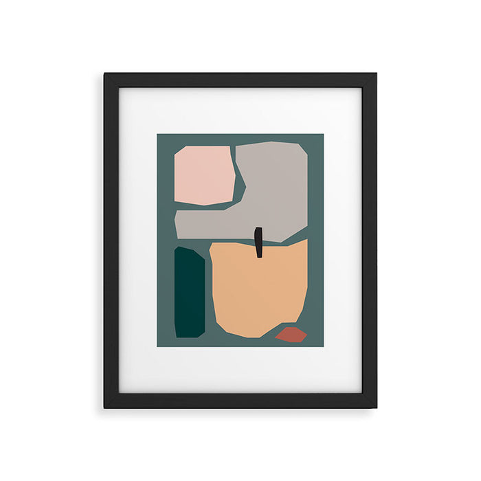 // Shape study #20 Framed Art Print Gallery Image 1
