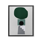 Shape study #3 - Stackable Collection Framed Canvas Print Gallery Image 6