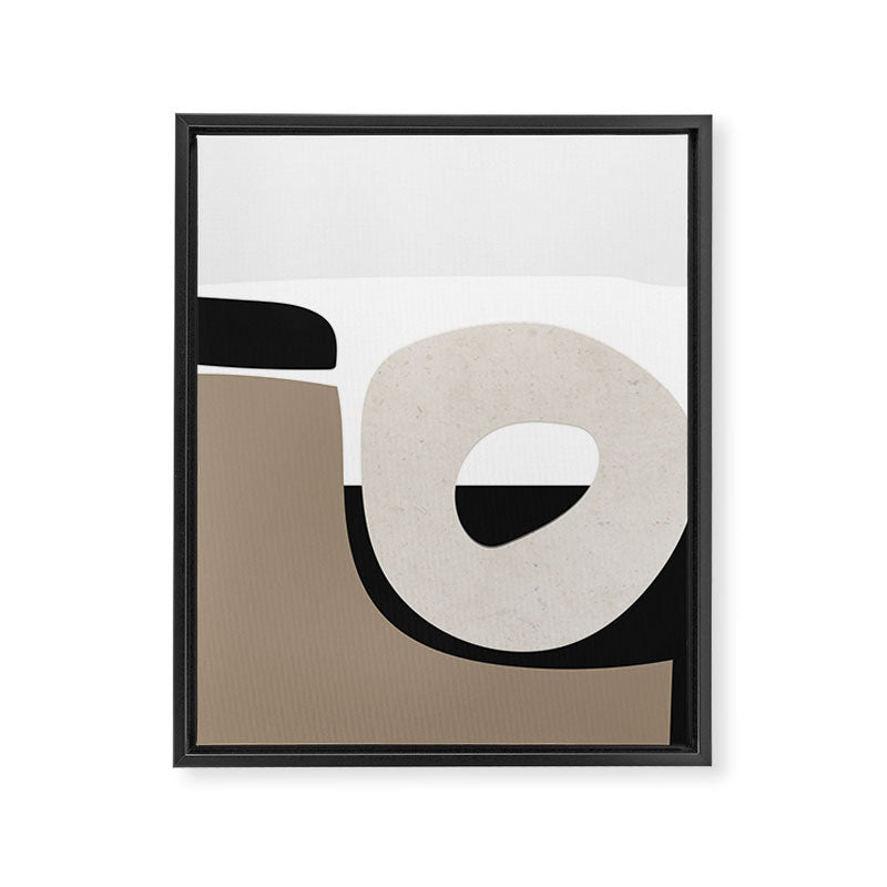 Shape Study #40 - Stone Framed Canvas Print Gallery Image 6